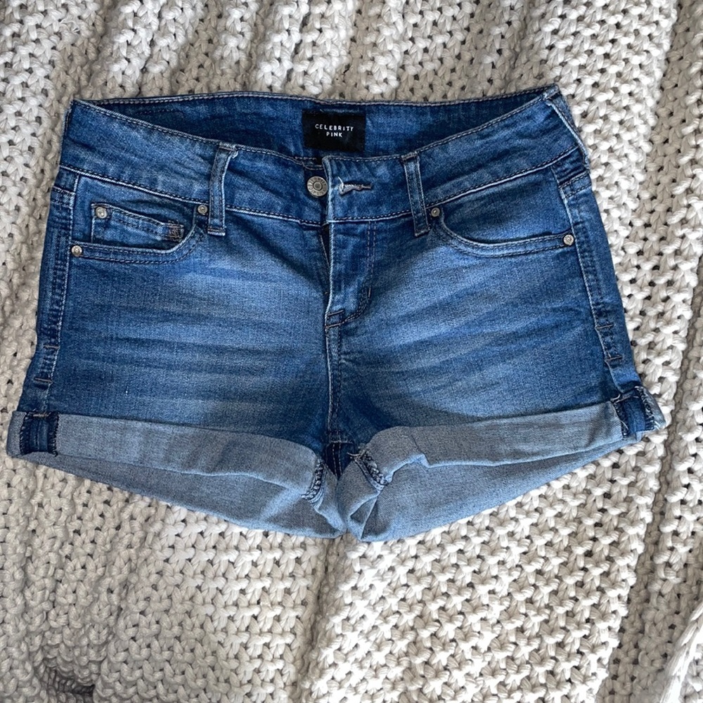 Celebrity Pink Denim Shorts